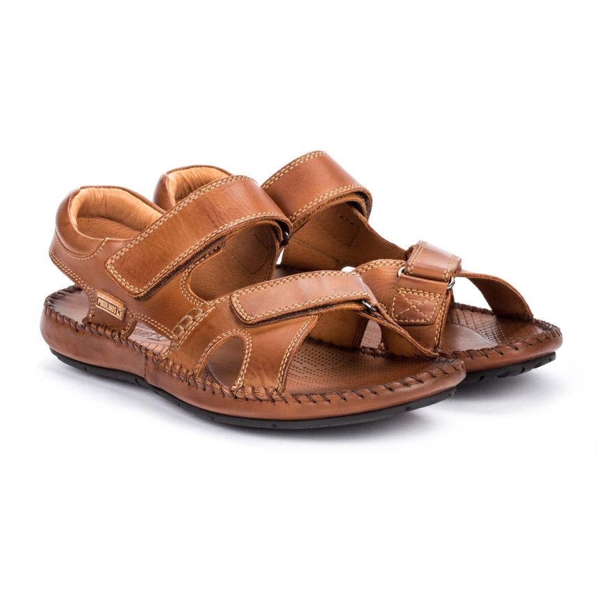 Men's Pikolinos TARIFA Sandals Brown | NZ Z59Q287